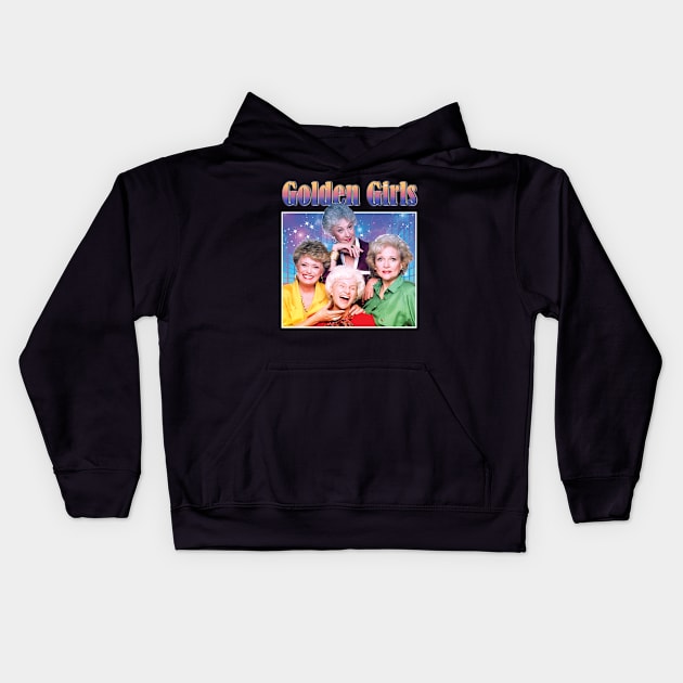 Golden Girls Kids Hoodie by mag.opus